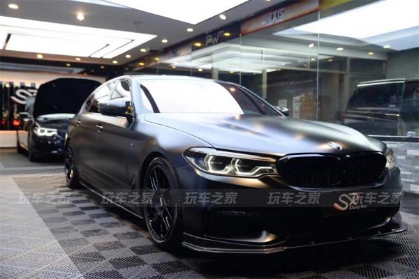 花費17萬改裝寶馬5系 還成立了一個黑武士團隊