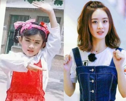 10位當紅女星童年照：熱巴精緻、楊冪“齙牙”，趙麗穎讓人認不出