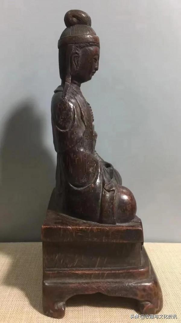 包漿很好的竹雕佛像鑑賞