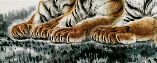 手把手教你畫出虎王圖，張大千立誓千金不畫與外人