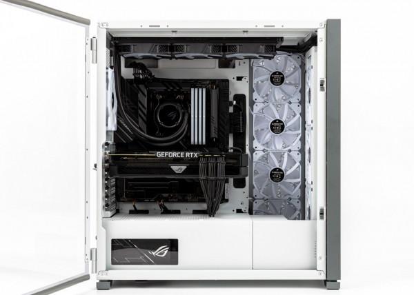 白色全塔的魅力-海盜船7000X裝機分享——ROG C8E+猛禽3080TI