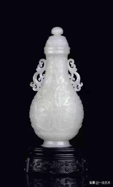 玉雕“素活兒”，清水出芙蓉