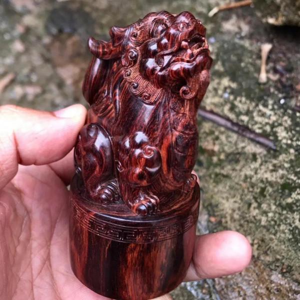 海黃紫油梨老料招財貔貅