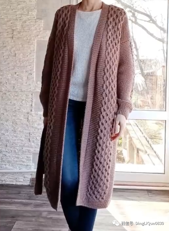 「針織作品」60款時尚流行的中長款開衫（尋找靈感）