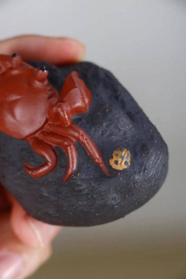 八方來財螃蟹，逼真嗎？