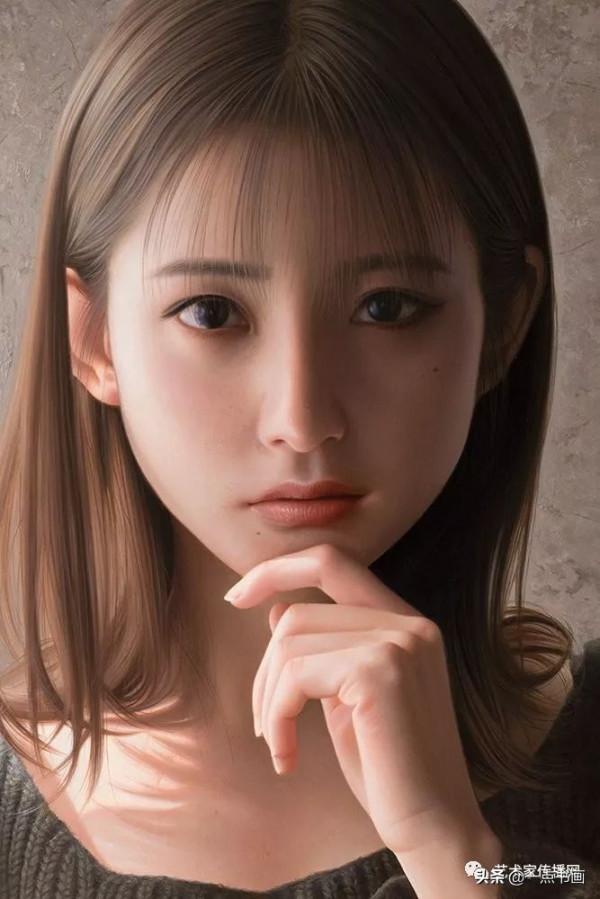 日本 岡靖知 寫實作品欣賞