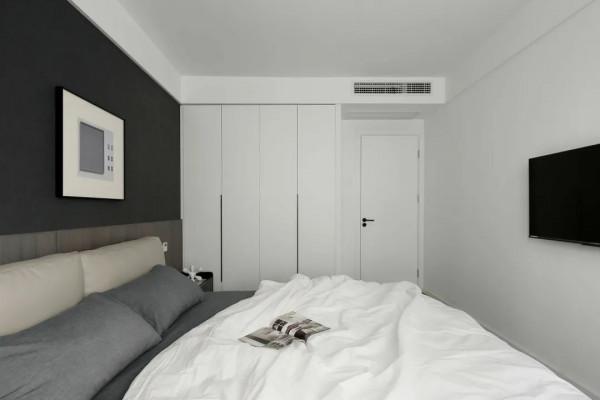 黃石裝修 &vert; 四居室現代簡約風，黑白灰營造出時尚高階的質感