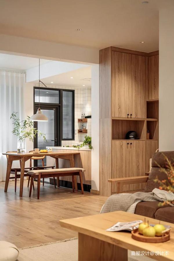 以原木為基調的奶油色日式溫暖家，每個角落都氛圍感拉滿