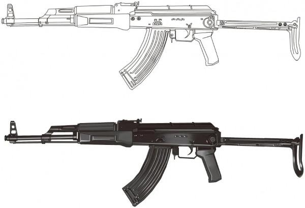 圖解盤點5款經典突擊步槍詳細引數，每把都炫酷拉風，AK47沒上榜