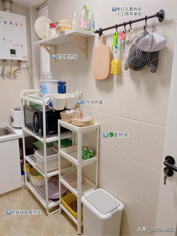 1字小廚房｜把4平米的每一個角落都用上