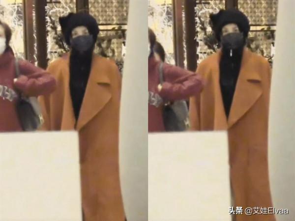 王菲外出逛街被偶遇，穿大衣拎名包打扮奢侈，裹得嚴實偶像包袱重