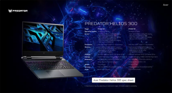 Acer釋出全家族新品,全新升級Intel 12代、AMD 6000處理器 Acer釋出全家族新品,全新升級Intel 12代、AMD 6000處理器