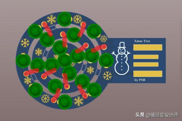 聖誕節快到了，這個可愛的“USB 聖誕樹”，插入電腦就會點亮 LED 燈