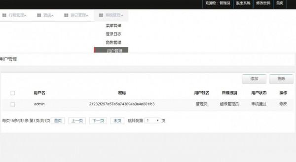 微信小程式線上旅遊資訊管理+後臺管理系統