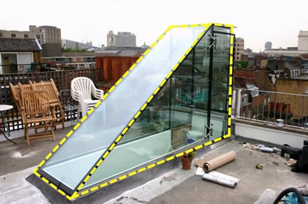 自建房樓頂是露臺,在樓梯口圍一圈玻璃房,常年開著像個小天井 自建房樓頂是露臺,在樓梯口圍一圈玻璃房,常年開著像個小天井
