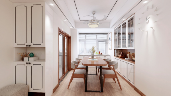 130㎡新中式風，三代人溫馨祥和的家居氛圍