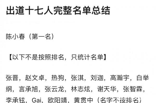 疑似披荊斬棘的哥哥成團名單曝光,最後被淘汰的居然是這幾位哥哥 疑似披荊斬棘的哥哥成團名單曝光,最後被淘汰的居然是這幾位哥哥