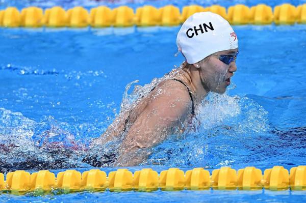 游泳——女子100米蛙泳決賽賽況