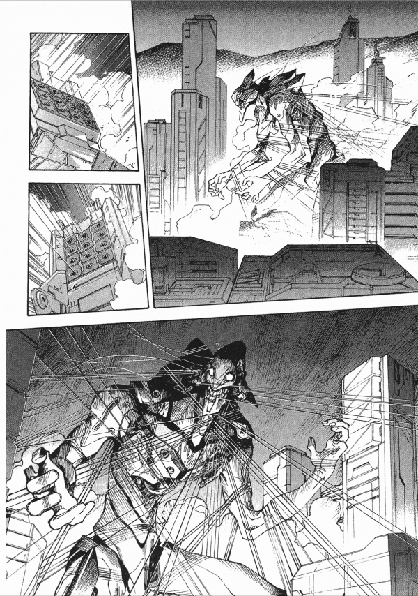 《新世紀福音戰士》第十四使徒力天使，被初號機吞噬的超強怪物