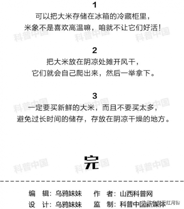 密封很好的大米，怎麼就生蟲了？