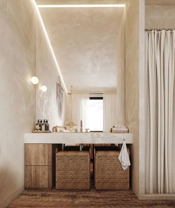 99㎡三居室，全屋裝滿大型傢俱，竟比120㎡還寬敞