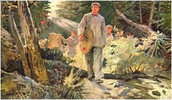 你們見過描述毛主席長征途中的油畫嗎? 你們見過描述毛主席長征途中的油畫嗎?