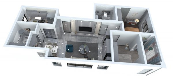 抗菌除醛板 x 銀霧灰巖 | 撥開清霧 窺見家的本色 抗菌除醛板 x 銀霧灰巖 | 撥開清霧 窺見家的本色