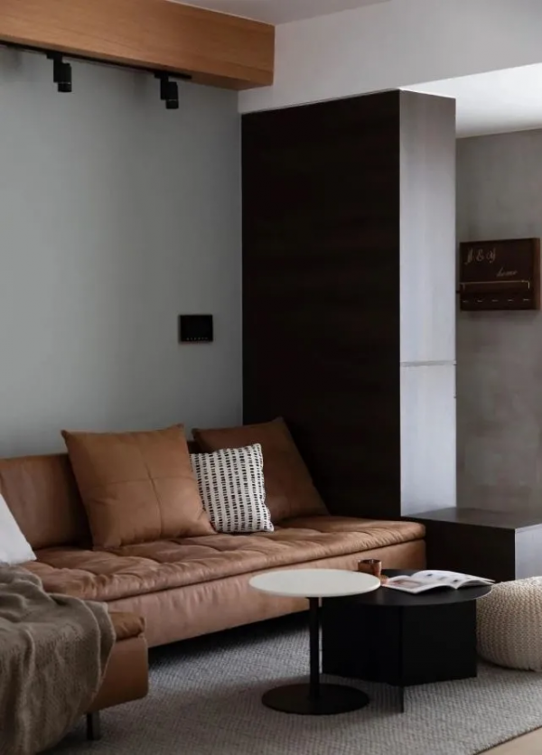 80㎡簡約風，巧改跑道陽臺，將空間運用到極致