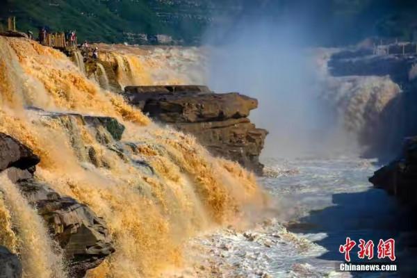 蘇幕遮.歡黃河壺口瀑布