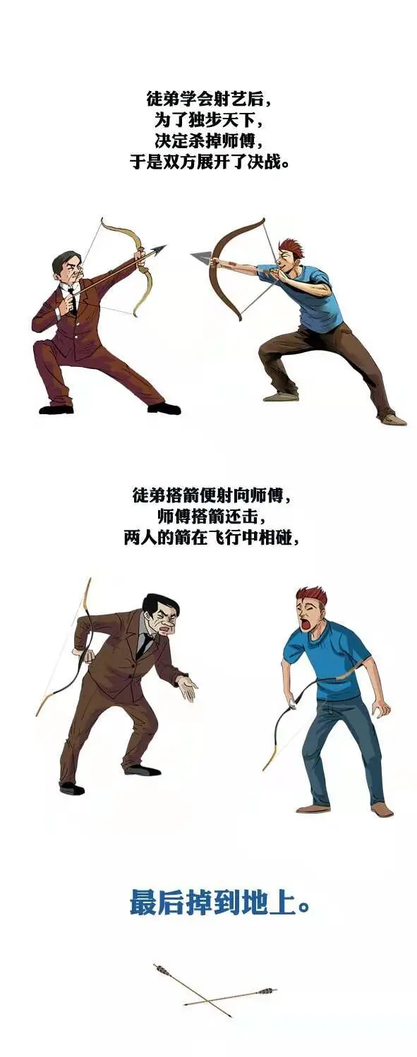 徒弟學成後想幹掉師父，結果被教訓得很慘