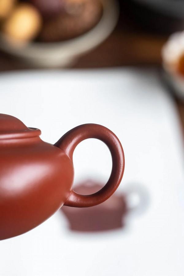 「緣聚」壺朱泥