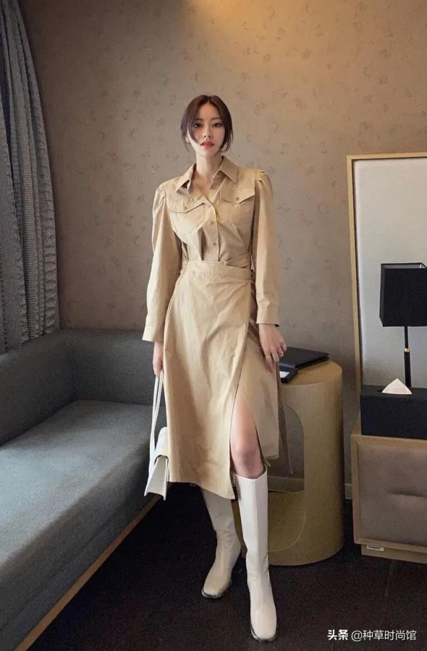 入冬的6條厚裙子，太顯瘦了