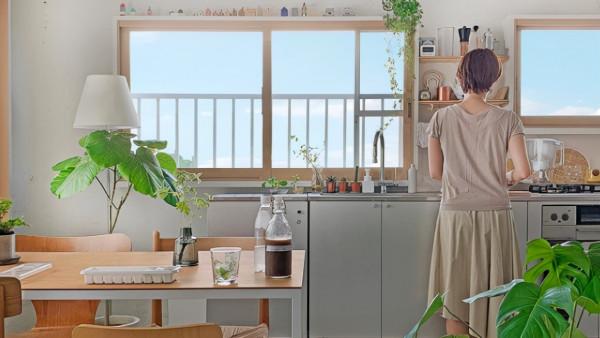 35㎡老破小爆改神作！裝下兩個書房、植物園、三分離衛生間