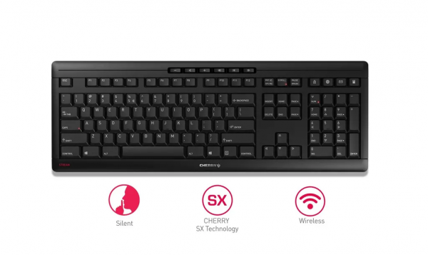 CHERRY推出STREAM KEYBOARD WIRELESS無線鍵盤 售價49.99英鎊