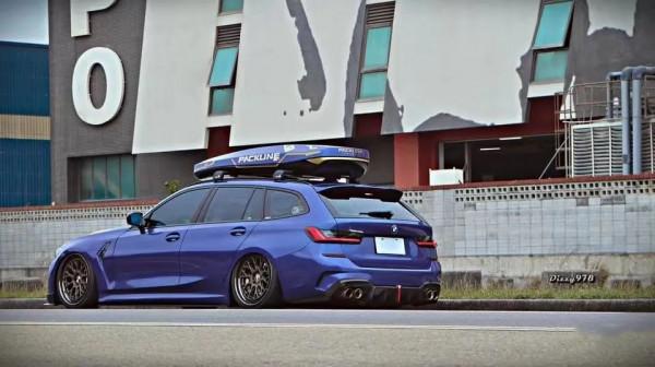 改了30萬的全新寶馬3系旅行車，來欣賞臺灣資深瓦罐車友的傑作