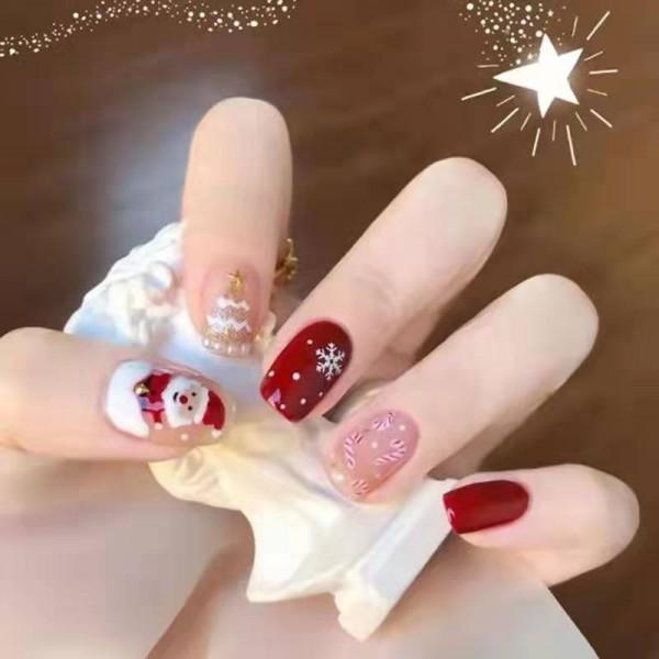 新年美甲｜超顯白｜氣質｜秋冬美甲