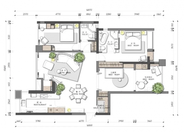 爾間|136㎡大地色系浪漫“藝術家”,開啟空間實現曲線型混搭自由 爾間|136㎡大地色系浪漫“藝術家”,開啟空間實現曲線型混搭自由