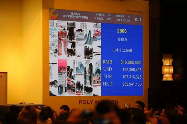 齊白石山水畫拍出8億天價，眾人紛說不值，放大後細節豐富