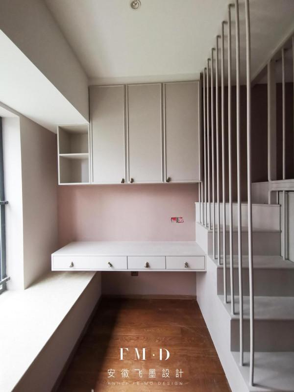 11㎡書櫃書桌一體化，上下雙層兒童床，樓梯鋼筋環繞好結實