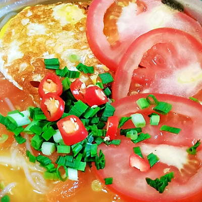 #我心中的冬日限定#減脂餐.西紅柿煎蛋魔芋面