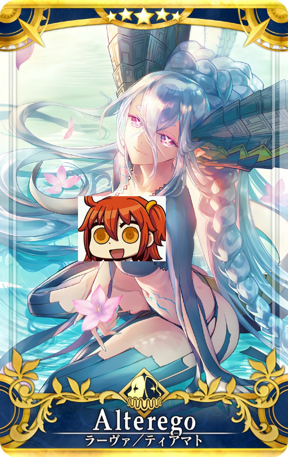 fgo街機：五星醜階提亞馬特卡面立繪總結 從少女完美進化到親媽