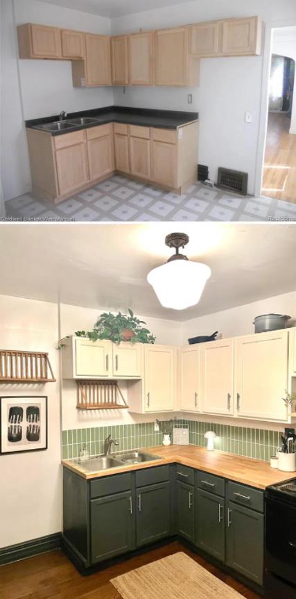 外國網友分享一波令人驚歎的家居改造對比圖，看得人都手癢了