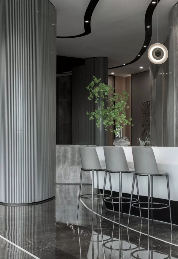 1900㎡售樓處全用灰色大理石，簡直不要太高階