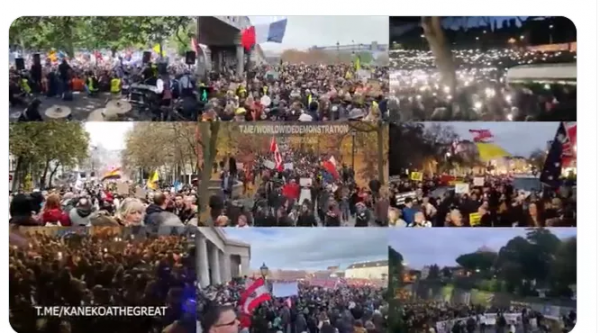 多國抗議 爆流血衝突 示威者打砸搶燒 世衛：或再死50萬人