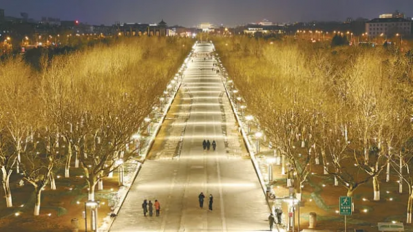 超美！&OpenCurlyDoubleQuote;點亮中軸線&rdquo;永定門公園段，雙奧之城絢麗夜景上線！
