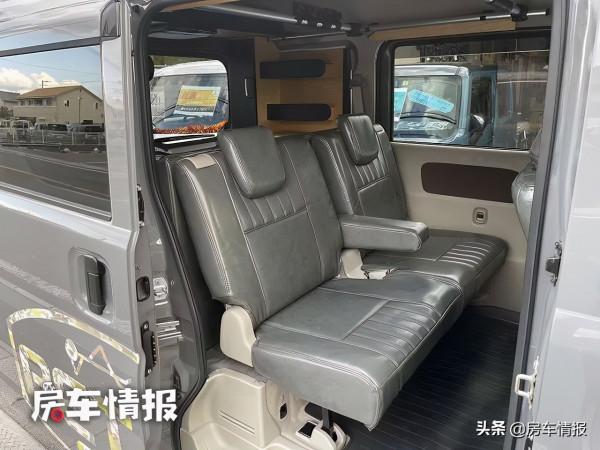 約合15萬的鈴木四驅房車，尺寸比飛度還小，車內能住2人有小餐廳