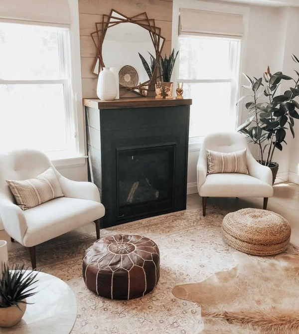 客廳不放沙發、茶几！反用這些，顏值美炸又省空間