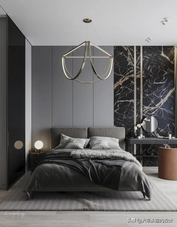 這些輕奢系臥室裝修設計真美