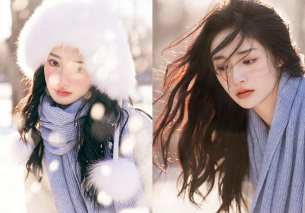 周潔瓊情人節釋出暖陽冬日寫真 置身雪地空靈氛圍感拉滿