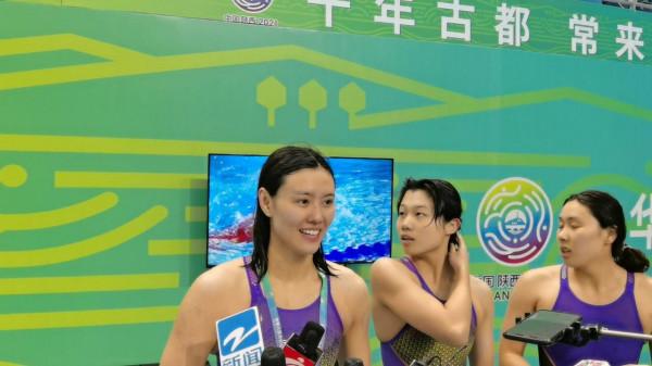 劉湘湯慕涵攜手出擊，廣東4X100米自由泳摘銀